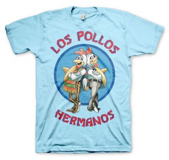 Breaking Bad T-shirt Breaking Bad Los Pollos blauw 2xl