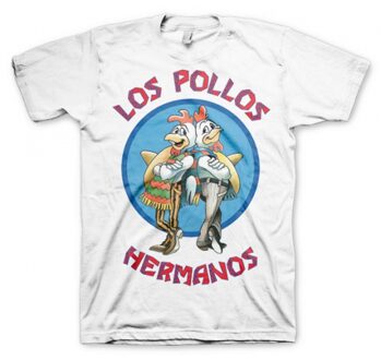 Breaking Bad T-shirt Breaking Bad Los Pollos wit 2xl