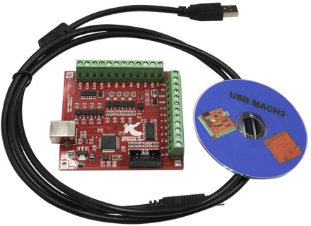 Breakout board CNC USB MACH3 100Khz 4 axis interface driver motion controller driver board