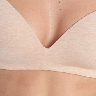 Breathe 848883 Damen-BH ohne Bügel Beige - EU 75C /UK 34C
