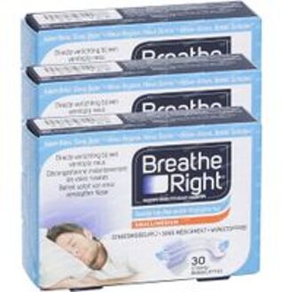Breathe Right Clear Neusstrips TRIO 3x30 stuks