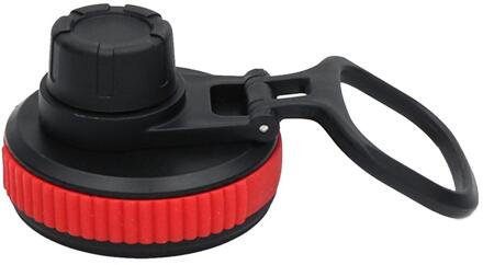 Brede Mond Deksel Draagbare Lekvrij Vervanging Stro Deksel Water Flessen Accessoire Voor Hydro Kolf rood