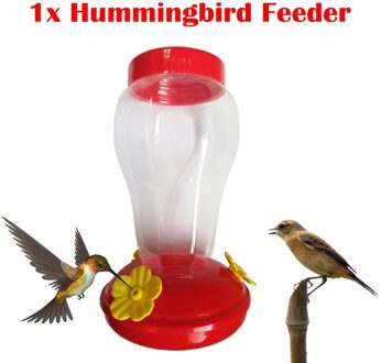 Brede Mond Taille Hummingbird Feeder Gratis Nectar Patio Yard Venster Vogel Voedsel Feeder Drinker Vogelvoer