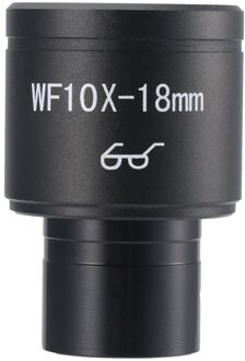 Brede Veld WF10X Oculair Gezichtsveld 18 Mm Voor Biologische Microscoop Optische Lens Oculaire Met Dradenkruis Schaal