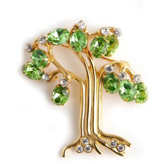 Bree of Life broche Kenneth Jay Lane Pre-owned , Green , Dames - ONE Size