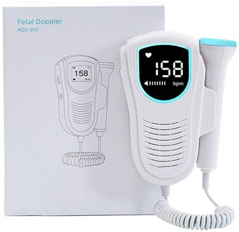 Breedbeeldscherm Thuis Non-Radiative Doppler Foetale Hartslagmeter Ultrasound Onderzoek Naar Monitor Foetale Gezondheid