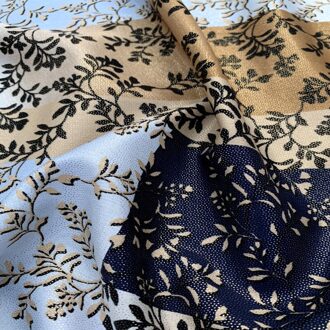 Breedte 59 "Mode Comfortabele Matte Gedrukt Katoen Satijn Stof Door De Half Yard Voor Dress Shirt Materiaal