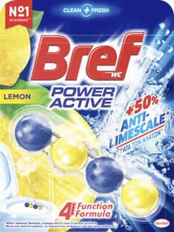 Bref Toilet Reiniging Bref Power Active Lemon 50 g