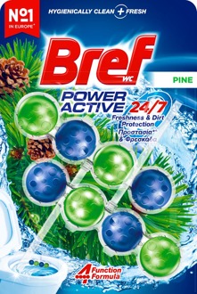 Bref Toiletblokken Bref Power Active Pine Duo 50 g + 50 g