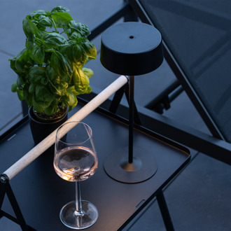 Bregje tuin tafellamp led zwart