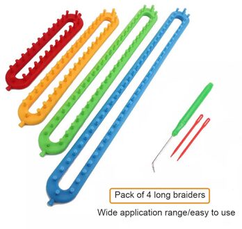 Breien Machine Naaien Materiaal Accessoires Loom Handwerken Kit Tools Circulaire Te Breien Weven Handgemaakte Sjaal Sok Hechtdraad Diy 4 lang sparse teeth