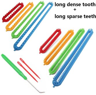 Breien Machine Naaien Materiaal Accessoires Loom Handwerken Kit Tools Circulaire Te Breien Weven Handgemaakte Sjaal Sok Hechtdraad Diy Sparse en Dense