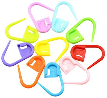 Breien Stitch Counte Haak Locking Stitch Markers Mix Multi-Gekleurde Stitch Naald Clip Veiligheidsspelden Voor Breien Aankomst 10stk