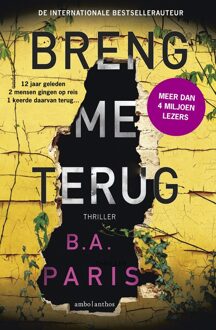 Breng me terug - eBook B.A. Paris (9026342950)