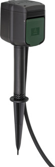 Brennenstuhl brennenstuhl®Connect WIFI garden socket with earth spike and mounting plate IP44 2-voudig 10m - 1154540601
