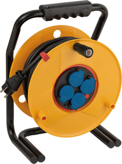 Brennenstuhl Brobusta Bretec IP44 kabelhaspel voor nijverheid/bouw | 25m | H07RN-F 3G2,5 FR - 1312604