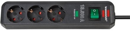 Brennenstuhl Eco-Line 3-V stekkerdoos met overspanningsbeveiliging