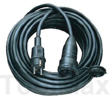 Brennenstuhl IP44 rubberen verlengsnoer, 25m