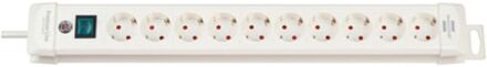 Brennenstuhl Premium-Line extension socket 10-way Wit