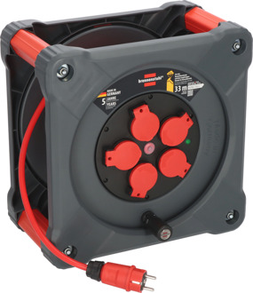 Brennenstuhl Professional Bouwplaats kabelhaspel | KA 3210 5 | IP44 | 33m | H07BQ-F 3G2.5 - 9202330210