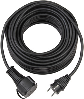 Brennenstuhl Verlengsnoer voor bouwplaatsen | IP44 | 10m H07RN-F 3G2,5 | Zwart | FR - 1166814