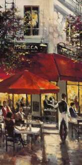 Brent Heighton - Tribeca Bar Kunstdruk 40x80cm