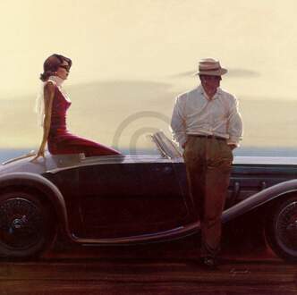 Brent Lynch - Coastal Drive Kunstdruk 70x70cm