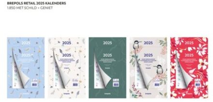 Brepols Weekkalender 2026 brepols 190x130 7dagen/1pagina Fantasie assorti