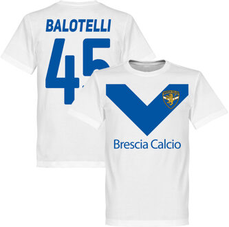 Brescia Balotelli 45 Team T-Shirt - Wit