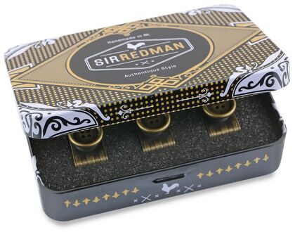 Bretelknopen Antiek Messing - Zilver