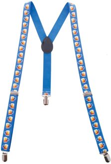 Bretels Après ski Bier Blauw