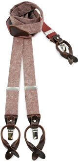 Bretels Combi Pack Sposo Stiloso Burgundy - Rood