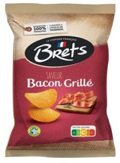 Brets - Bacon Chips 125 Gram 10 Stuks