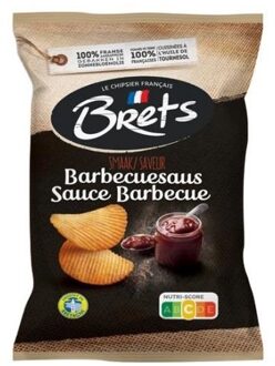 Brets - Barbecuesaus Chips 125 Gram 10 Stuks