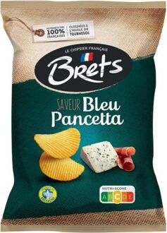 Brets - Bleu Cheese Pancetta Chips 125 Gram 10 Stuks