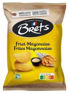 Brets - Frietje Mayonaise Chips 125 Gram 10 Stuks