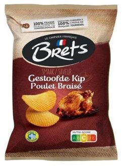 Brets - Gestoofde Kip Chips 125 Gram 10 Stuks