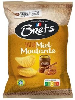 Brets - Honing Mostard Chips 125 Gram 10 Stuks