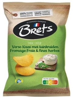 Brets - Kaas & Verse Kruiden Chips 125 Gram 10 Stuks