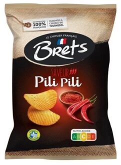 Brets - Pili Pili Chips 125 Gram 10 Stuks