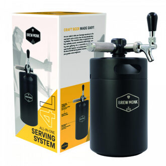 Brew Monk™ 4L Mini Keg - Compleet Tapsysteem