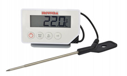 Brewferm® Digitale waterdichte sondethermometer - thermometer -  -40°C tot 200°C
