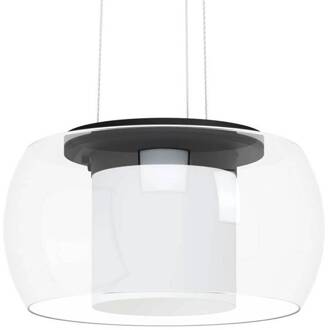 Briaglia-C Hanglamp - LED - Ø 40 cm - Zwart/Wit - Dimbaar