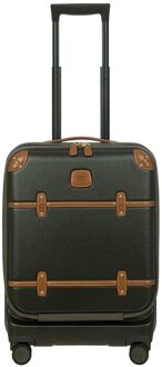 Bric's Bric's Bellagio Cabin Trolley Exp olive hardcase koffer pilotenkoffer Groen - H 55 x B 38 x D 23 cm