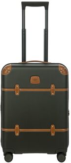 Bric&apos;s Bric's Bellagio Trolley 55 olive hardcase koffer Groen - H 55 x B 38 x D 23 cm