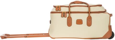 Bric&apos;s Bric's Firenze Holdall with Wheels 55 cream handbagage Beige - H 55 x B 32 x D 25 cm