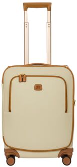 Bric&apos;s Bric's Firenze Trolley 55cm cream zachte koffer Beige - H 55 x B 40 x D 24 cm