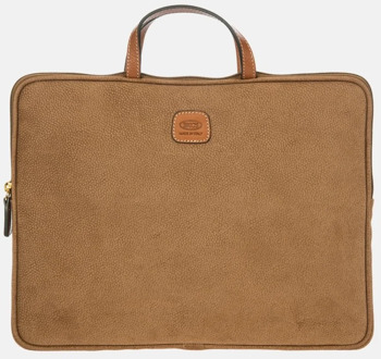 Bric's Bric's Life PC Holder 14" camel Laptopsleeve Beige - 27 x 35 x 3