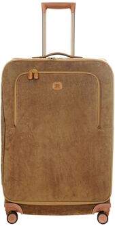 Bric&apos;s Bric's Life Trolley M camel zachte koffer Bruin - H 74 x B 48 x D 28 cm