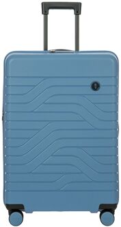 Bric's Bric's Ulisse Trolley Expandable Medium 71 grey blue hardcase koffer lichtgewicht koffer Grijs - H 71 x B 49 x D 28 cm